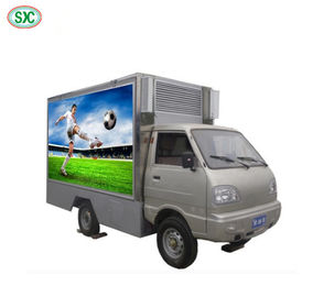 P4 Affichage à LED de camion mobile à haute luminosité 1R1G1B Casse en fer/acier à puces