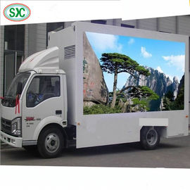P4 Affichage à LED de camion mobile à haute luminosité 1R1G1B Casse en fer/acier à puces