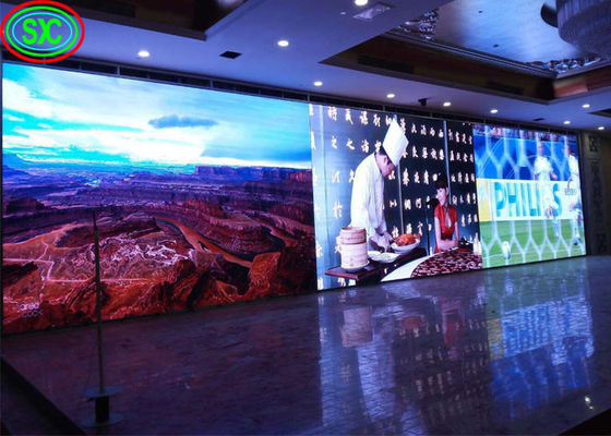 Bon prix P2.5 Publicité à l'intérieur affichage LED à haute définition en couleur sans installation de paroi en ligne