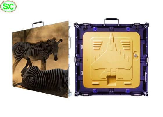 Bon prix P2.5mm Amérique parlant les signes menés mobiles d'intérieur d'affichage menés par 3d de location pour le loyer en ligne
