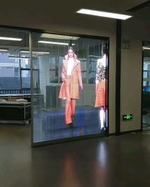 P3.91 Écran LED transparent à haute luminosité Écran LED vitré extérieur