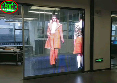 P3.9 Affichage vidéo LED ultra-mince et transparent avec un taux de rafraîchissement élevé supérieur à 3840 Hz