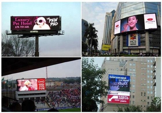 Bon prix Écran d'affichage LED en couleur extérieure SMD P5 RGB de stade fixe installé en ligne