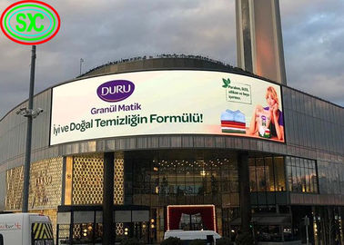 Affichage publicitaire extérieur à LED incurvé, panneau LED P6, affichage LED à couleur complète 20W intérieur à couleur complète