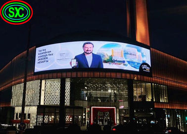Affichage publicitaire extérieur à LED incurvé, panneau LED P6, affichage LED à couleur complète 20W intérieur à couleur complète