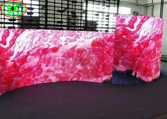 écrans de l'étape LED d'angle de la vue 140º/140º, panneau d'affichage mené d'intérieur P3.91/P4.81