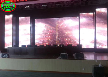 P3.91 de haute qualité Écran LED intérieur Location d'événement de scène en couleurs entières Mur vidéo 7 segments