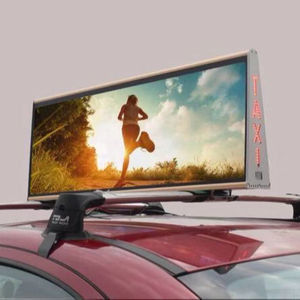 Bon prix P6 affichage de haute résolution de signe de la voiture LED RVB 3 dans 1 configuration de pixel en ligne
