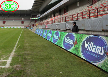 Grands lieux grand angle de l'écran de stade LED affichage P10 IP65 étanche HD boîte en fer