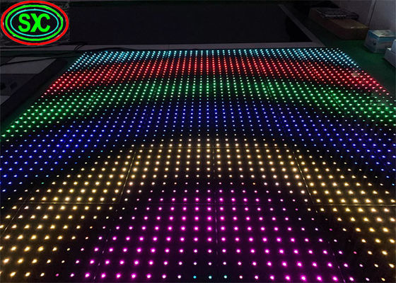 Bon prix Écran de plancher de danse LED intérieur extérieur pour événement de fête P3, armoires 500*1000mm, couleur complète en ligne