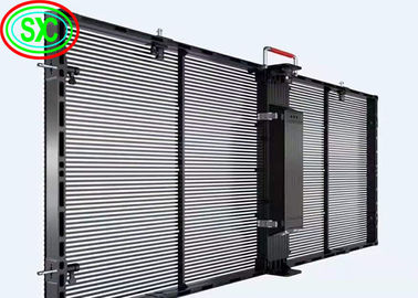 Rentage haute résolution/Aluminium coulé sous pression suspendu P10 Panneau à LED transparent à LED