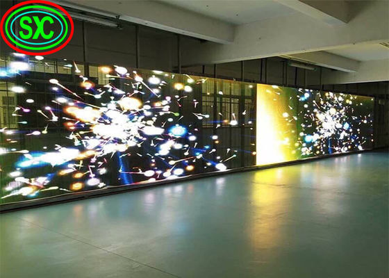 Full Color HD Flexible 4000 cd/m2 Panneau LED transparent Écran LED transparent