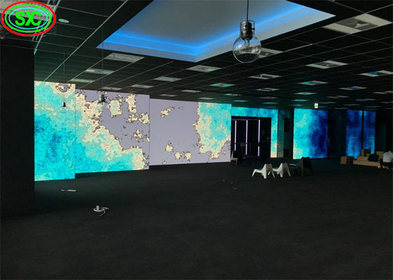 Bon prix Écran en aluminium coulé sous pression ultra-clar, sans tache RGB P2.5 7500cd/m2 Affichage LED publicitaire intérieur en ligne