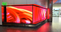 Écrans d'intérieur visuels de la publicité du mobile LED, pixels visuels des panneaux de mur de LED 4mm