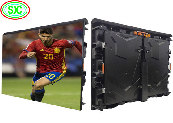 Bon prix Écran souple de location de boîtier en aluminium moulé Module RGB Panneau P8 IP65 Panneaux d'affichage de stade LED en ligne