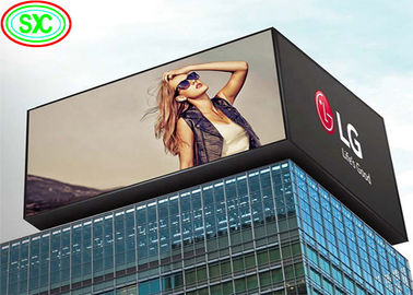 Écran d'affichage LED plein couleur P10 résistant à l'eau en extérieur Affichage publicitaire avec colonne