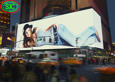 LED SMD 3 en 1 Rideau publicitaire, P4.81 Commercial Clear Résolution pleine couleur 52 * 52 HD Puce 1/13 Scan