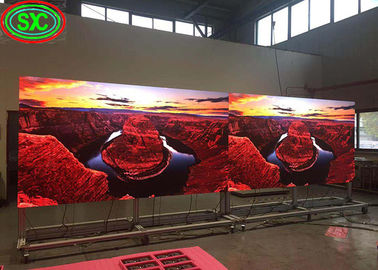 Location / coulée sous pression Boîte en aluminium Vidéo 320 * 160mm P5 Affichage LED en couleur intérieure Restaurant Hôtel Église