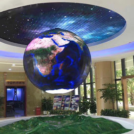 Affichage à LED à 360° en plein air en colonne couleur sphérique