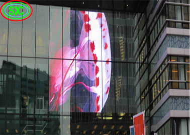 Écran de location transparent extérieur ultra-mince HD 64x32 écran LED de 4,81 mm