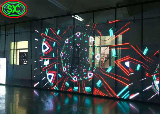 Bon prix Mur transparent d'intérieur en verre 1000MMx500MM P3.91 LED en ligne