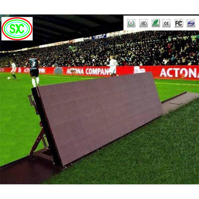 Bon prix P10 Affichage LED de stade en pleine couleur 10000 points/m2 5000-7000 cd/m2 Lumière en ligne
