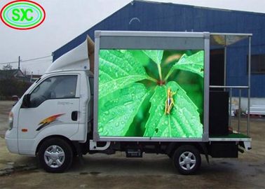 Affichage LED de camion mobile P4.81 Grand angle de vision, peut afficher clairement les publicités