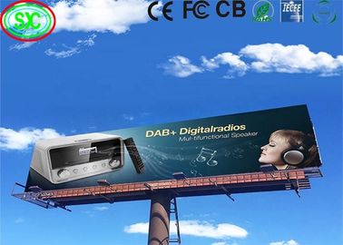 P12 Affichage LED plein couleur étanche à l'eau extérieure, taux de rafraîchissement élevé Affichage publicitaire LED