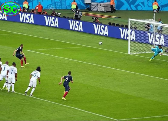 Bon prix Folâtre la bannière d'affichage menée par stade de périmètre, annonçant la solution menée de système de périmètre en ligne