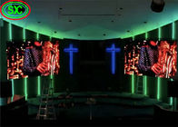 Écrans de l'étape LED du fond P3.91 4x3m de l'église HD