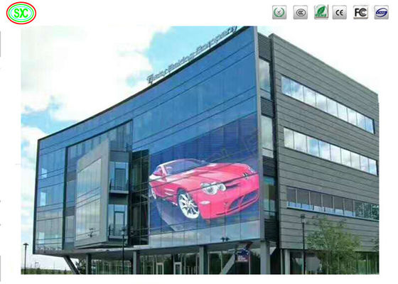 Écran d'affichage LED transparent à couleur pleine P3.9-7.8 intérieur