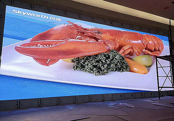 Écran d'affichage de panneau mural vidéo LED P4