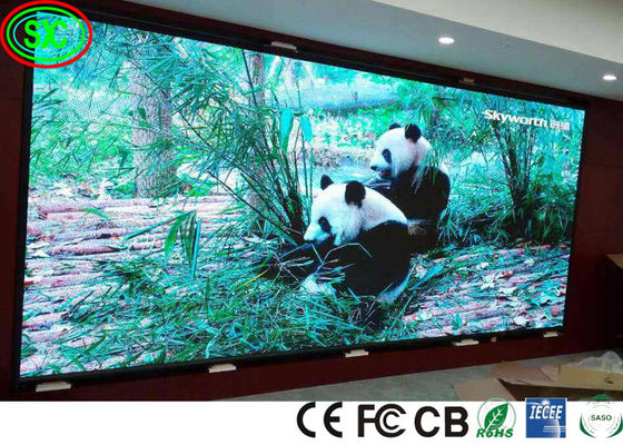Nouveau panneau mural vidéo HD à LED de petite hauteur Ultra-mince P4 P2.5 Affichage LED plein couleur intérieur