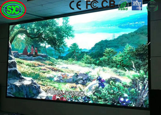 Nouveau panneau mural vidéo HD à LED de petite hauteur Ultra-mince P4 P2.5 Affichage LED plein couleur intérieur