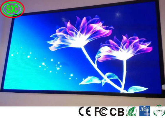 Nouveau panneau mural vidéo HD à LED de petite hauteur Ultra-mince P4 P2.5 Affichage LED plein couleur intérieur