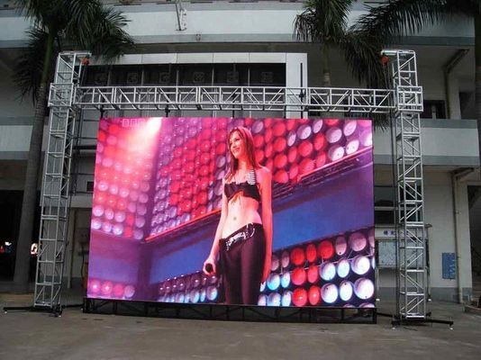 Bon prix La publicité LED examine P4.8500x1000mm affichage mené extérieur de Nationstar SMD 1921 polychromes lumineux de panneau de moulage mécanique sous pression hauts en ligne