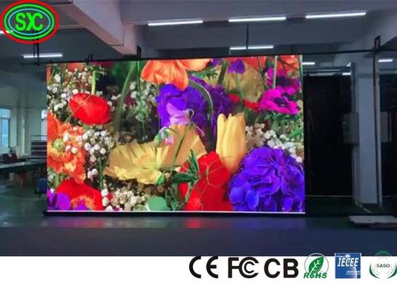En gros de haute qualité intérieur P3 Affichage LED plein couleur Écran Film Vidéo Eglise murale flexible