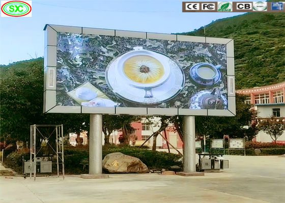 Résistant à l'eau extérieur 960*960mm SMD3535 10mm Pixels Panneaux d'affichage de télévision