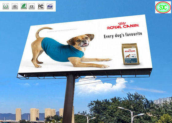 AC90-260V 50-60HZ Panneau d'affichage à LED pleine couleur Haute luminosité 6000 Nits Écran d'affichage à LED publicitaire extérieur