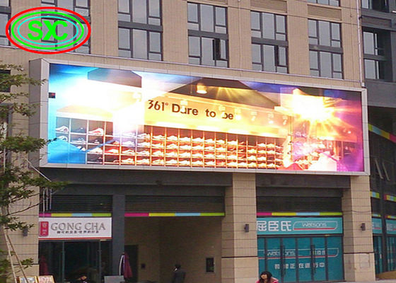 Affichage mené polychrome extérieur de l'intense luminosité SMD RVB P10 pour la publicité