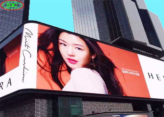Haute luminosité supérieure à 5000 nits SMD P10 Panneau d'affichage LED publicitaire extérieur