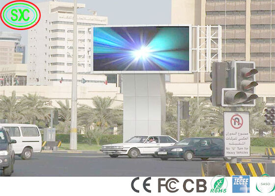 Triangle extérieure imperméable polychrome extérieure de l'intense luminosité P10 RVB la bonne a mené le mur visuel de coffret d'étalage avec des CB de la CE