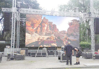 HD haute luminosité pleine couleur extérieure pleine couleur P8 Event Rental LED Video Wall Screen