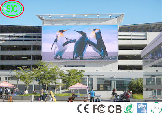 affichage LED haute luminosité extérieur plein couleur P5 P6 P8 P10 Affichage LED avec certificat CE ROHS FCC CB IECEE