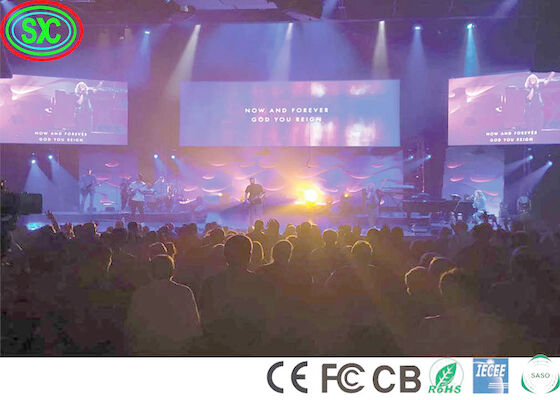 Écran de location à LED couleur complète pour l'extérieur All Talent Stage 2500 Nits Luminosité 3 Haute densité de pixels 40000 points / m2