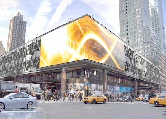 Grand panneau publicitaire LED extérieur 5000 cd / m2 luminosité pleine couleur P10