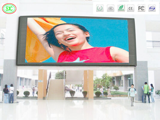 Taux de rafraîchissement élevé SMD3535 Affichage publicitaire en plein air en couleur P6
