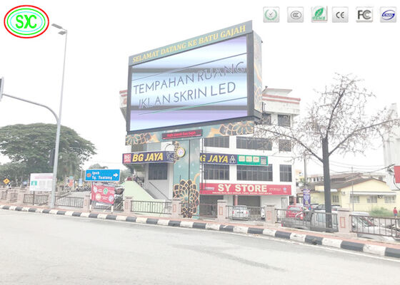 Taux de rafraîchissement élevé SMD3535 Affichage publicitaire en plein air en couleur P6