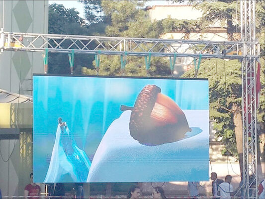Écran de mur vidéo LED étanche à l'eau IP65 extérieur P5