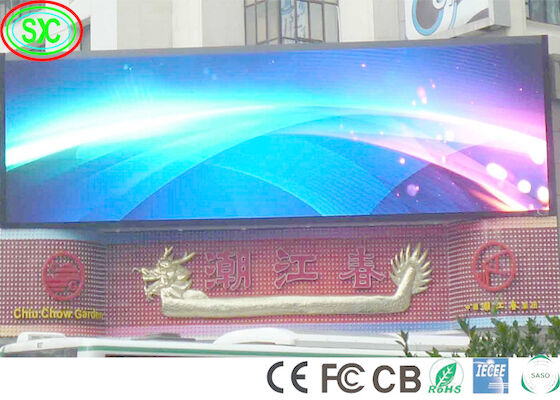 Écran en aluminium LED P8 étanche à l'eau, panneau d'affichage SMD 3535, garantie de 3 ans